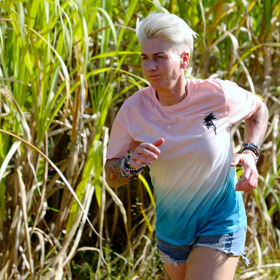 Jana je velká bojovnice. 