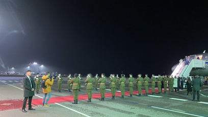 FOTO: Přílet na letiště v Lucembursku proběhl bez komplikací.