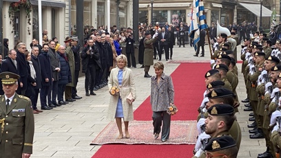 FOTO: První dáma spolu s velkovévodkyní Marií Teresou.