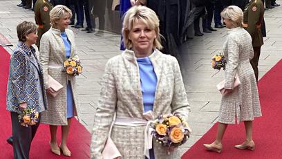 FOTO: První dáma Eva Pavlová nalehko.