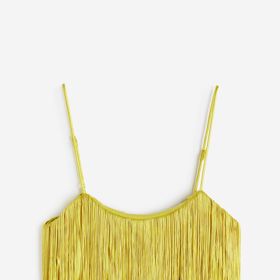 Crop top s jemnými třásněmi, H&M, 599 Kč