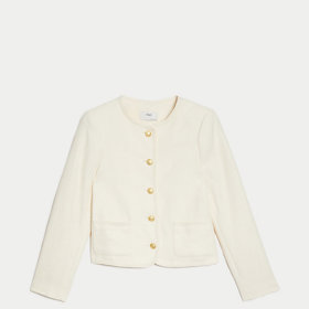 Smetanová buklé bundička, Marks&Spencer, 2 695 Kč