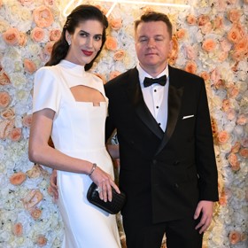 Aneta Vignerová a Petr Kolečko na Českém plese. 