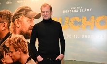Herec Martin Pechlát na premiéře filmu Sucho.