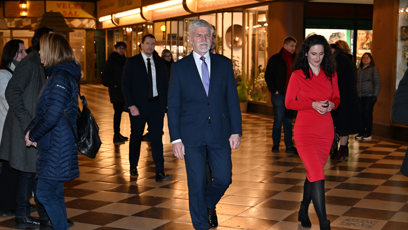 FOTO: Petr Pavel si nenechal ujít slavnostní premiéru v Lucerně.