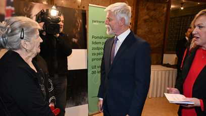 FOTO: Petr Pavel byl středobodem dění.