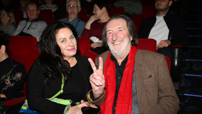 FOTO: Polívka s Marcelou na premiéře filmu Sucho, kde si herec zahrál jednu z rolí.
