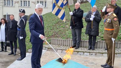 FOTO: Petr Pavel dorazil do Lucemburska, kde reprezentuje Česko.