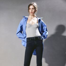 Džíny střihu skinny, H&M, 1 199 Kč