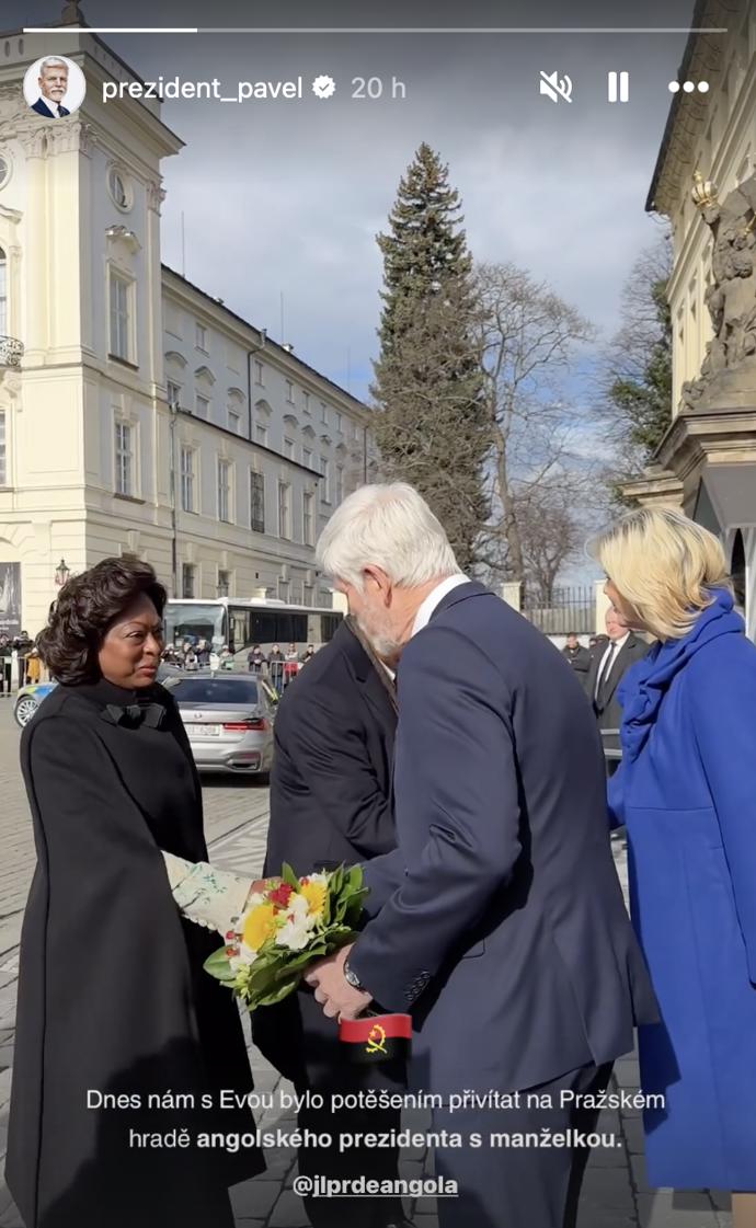 FOTO: Petr Pavel a jeho žena přivítali angolský prezidentský pár. – stránka 2218