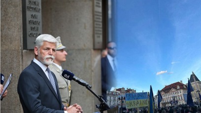 FOTO: Petr Pavel promluvil k lidem.