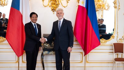 FOTO: Petr Pavel a filipínský prezident.