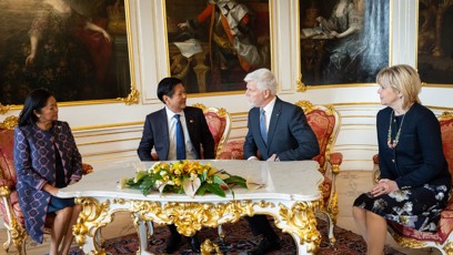 FOTO: Prezidenti i první dámy.