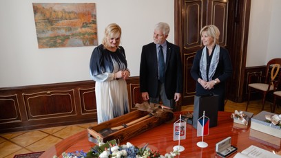 FOTO: Prezidentský pár.