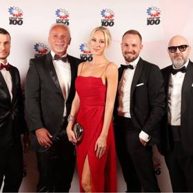 Richard Chlad s manželkou Annou-Marií Chladovou navštívili ples Czech TOP 100. 