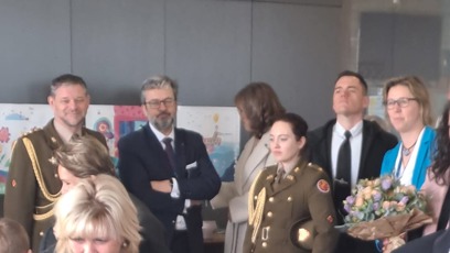FOTO: Eva Pavlová si povídala s dětmi.