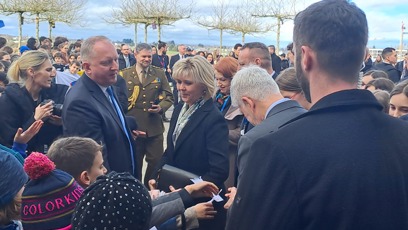 FOTO: Eva Pavlová rozdávala úsměvy na všechny strany.