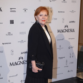 Herečka Lenka Termerová na letošním předávání cen Český lev.