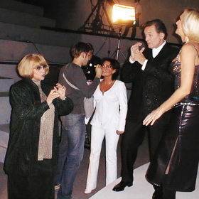 Naďa Urbánková s jejím typickým blond účesem.