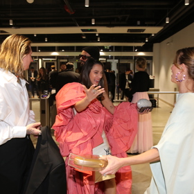 Eva Burešová byla na Cenách Anděl nepřehlédnutelnou.