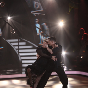 Herečka Hana Gregorová během přenosu.