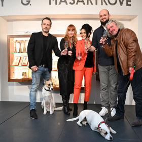 Pokáč, Lucie Bílá a režisér F. A. Brabec společně pokřtili videoklip k druhému dílu Gumpa.