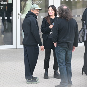 Dvě legendy české popmusic Anna K a Dan Bárta. 