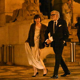 Manželé Bartoškovi při odchodu. 