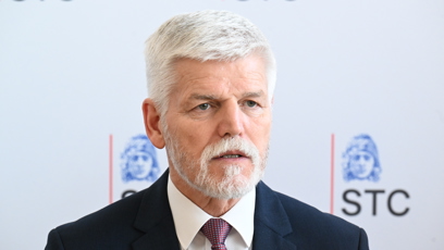 FOTO: Petr Pavel na tiskové konferenci.