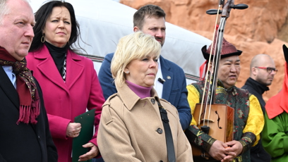 FOTO: Eva Pavlová na venkovní události.