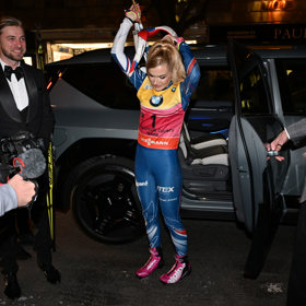 Gabriela Soukalová pojala premiéru svého dokumentu skutečně velkolepě. 