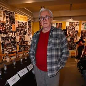 Známý herec Jiří Lábus na výstavě fotografií k 60. narozeninám Studia Ypsilon. 