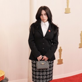 Billie Eilish jako školačka.