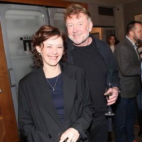 Klára Pollertová-Trojanová s novým tajemným mužem.