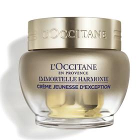 Omlazující krém Harmonie bojuje proti vráskám, zpevňuje a tvaruje. L'Occitane Immortelle Harmonie, 4 490 Kč