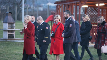 FOTO: První dáma Eva Pavlová navštívila ženská věznice Velké Přílepy.
