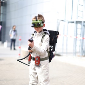 Sjeli se malí i velcí fanoušci sci-fi.