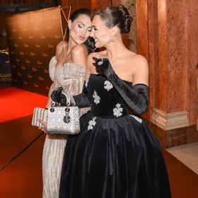 Tatiana Makarenko vynesla kabelku Lady Dior také na jeden z pražských plesů. 