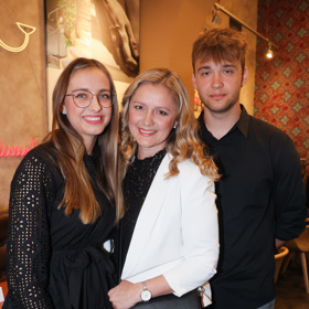 Monika Žídková přišla na večírek České Miss se svými dětmi.