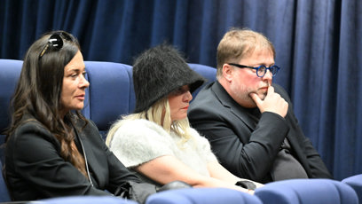 FOTO: Bára Basiková na promítání dokumentární minisérie o Ivetě Bartošové.