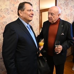 Jiří Paroubek s Felixem Slováčkem.