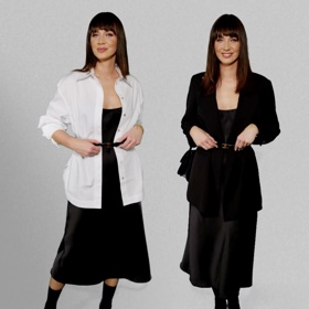 Korpulentnější dámy si páskem přes košili nebo sako vytvoří lepší siluetu a zároveň skryjí, co nechtějí, aby vynikalo. 