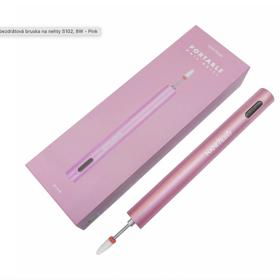 Bezdrátová ruční bruska s keramickou hlavicí vhodná především pro odstranění gel laku. (NANI Nails S102 8W, 549 Kč)