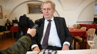 FOTO: Rozhovor s Milošem Zemanem.