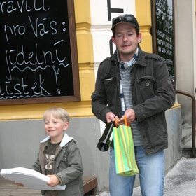 Syn Aleše Hámy jako by tátovi z oka vypadnul.