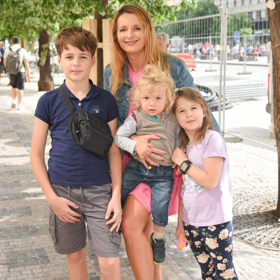 Houslistka Markéta Muzikářová má tři děti, Maxíka, Nicolase a Victorii.