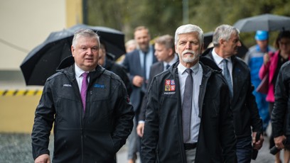 FOTO: Petr Pavel na další z jeho návštěv.