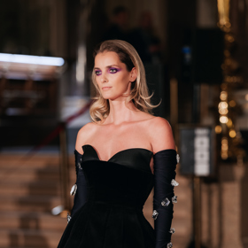 Kolekci předváděla například modelka Denisa Dvořáková. 