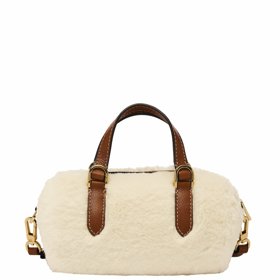 Bowling bag z umělého beránka, Fossil, 4 890 Kč.