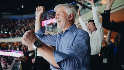 FOTO: Prezident Petr Pavel fandil.